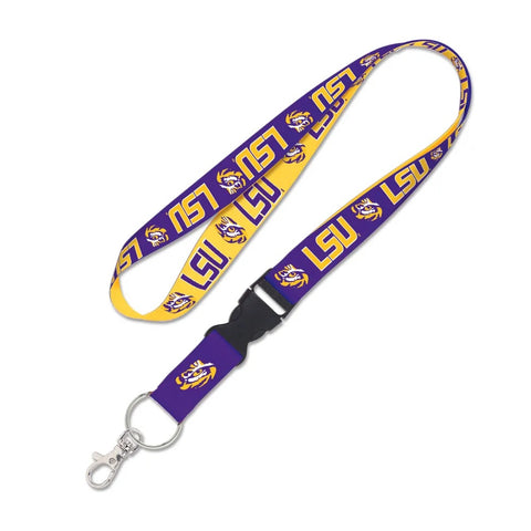 LSU Tigers Lanyard with Detachable Buckle