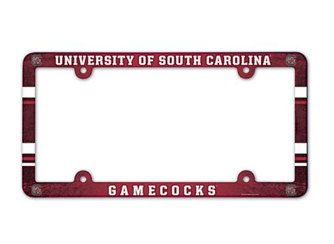 South Carolina Gamecocks License Plate Frame Plastic Full Color Style