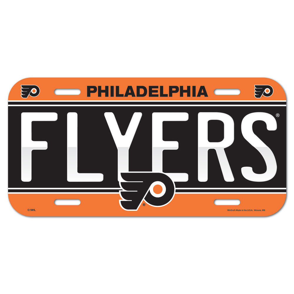 Philadelphia Flyers License Plate Plastic - Special Order