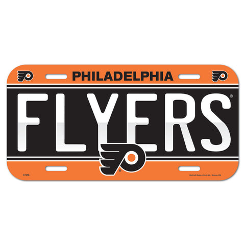 Philadelphia Flyers License Plate Plastic - Special Order