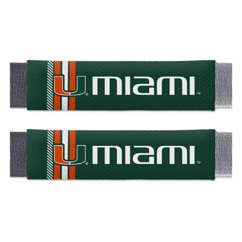 Miami Hurricanes Seat Belt Pads Team Color