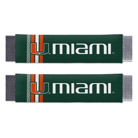 Miami Hurricanes Seat Belt Pads Team Color