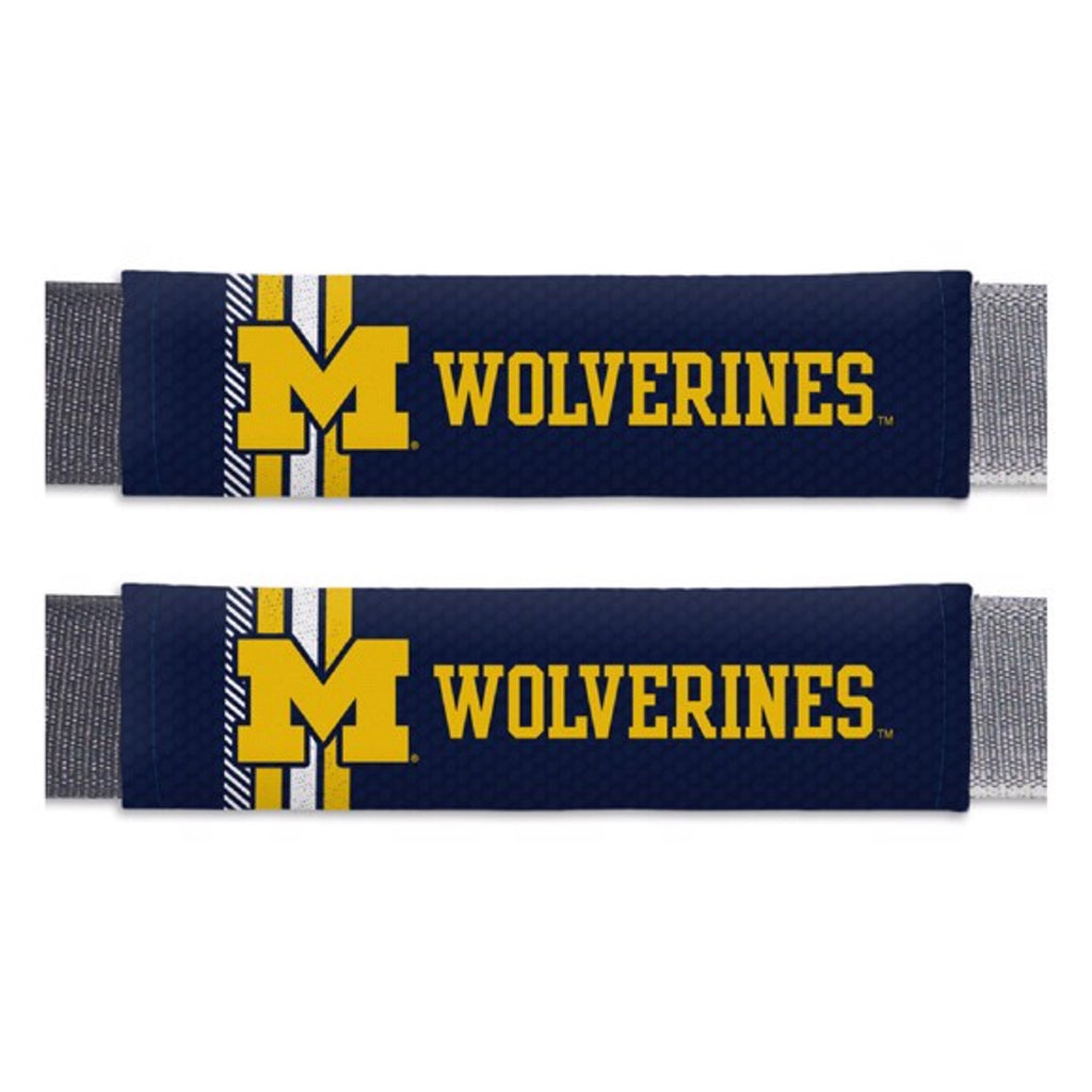 Michigan Wolverines Seat Belt Pads Team Color