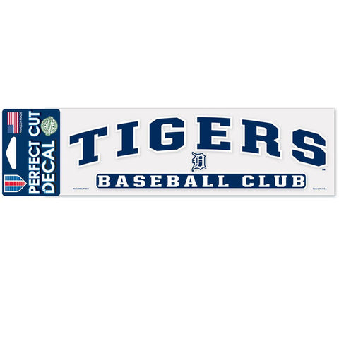 Detroit Tigers Decal 3x10 Perfect Cut Color