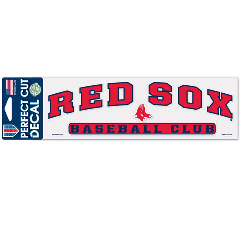 Boston Red Sox Decal 3x10 Perfect Cut Color