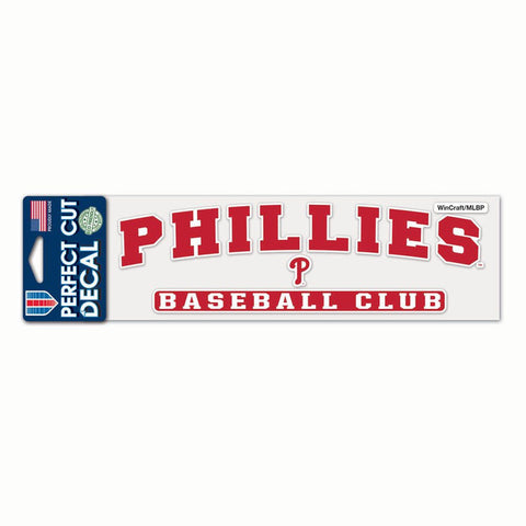 Philadelphia Phillies Decal 3x10 Perfect Cut Color