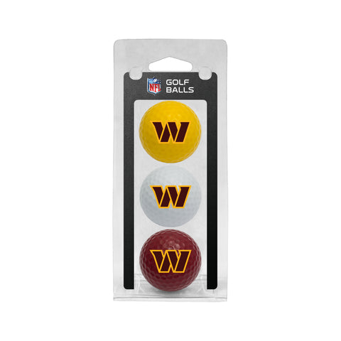 Washington Commanders Golf Balls 3 Pack