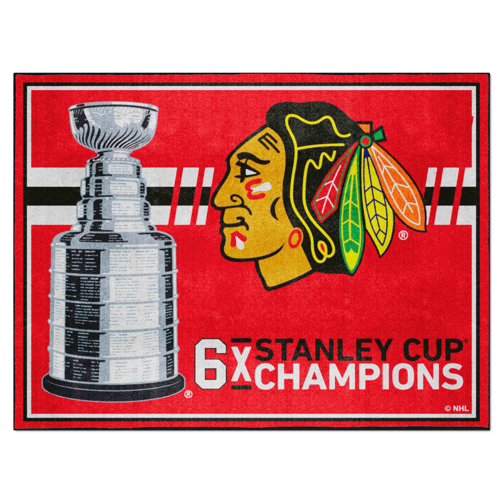 NHL - Chicago Blackhawks 8x10 Rug