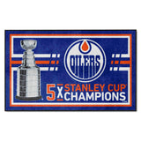 NHL - Edmonton Oilers 4x6 Rug