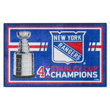 NHL - New York Rangers 4x6 Rug