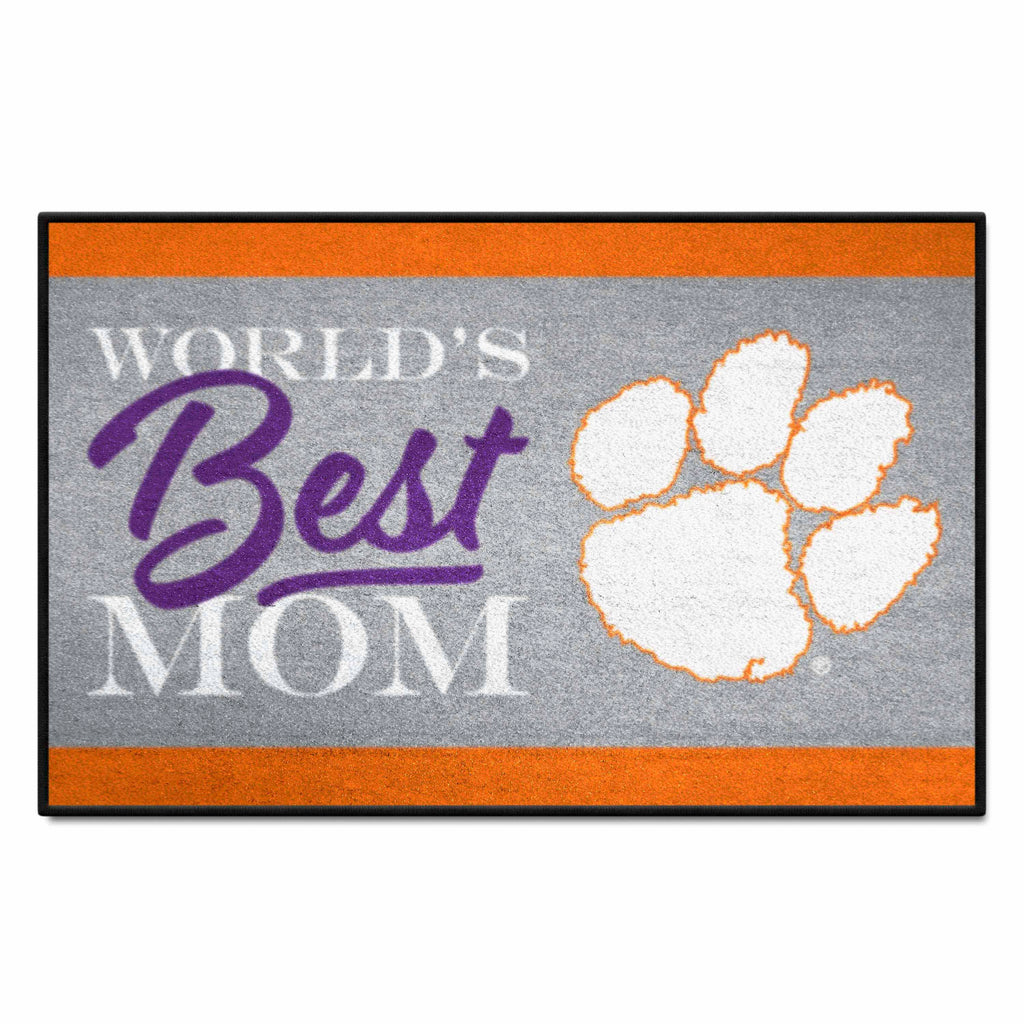 Clemson University Starter Mat - World's Best Mom