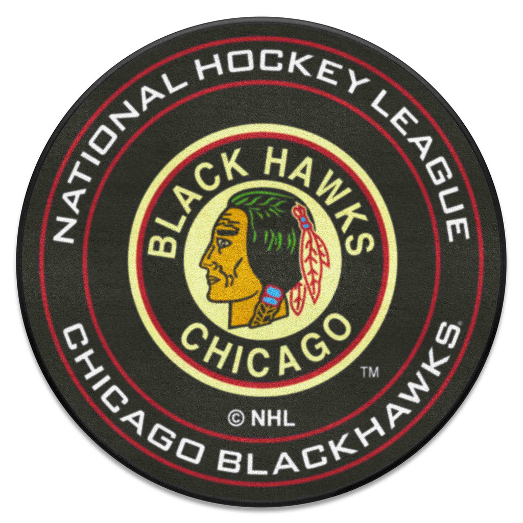 NHLV ? Chicago Blackhawks Puck Mat