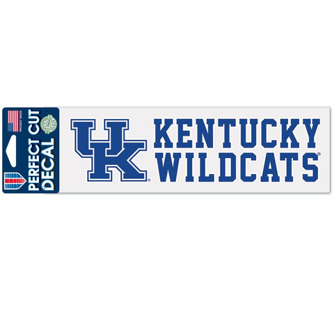 Kentucky Wildcats Decal 3x10 Perfect Cut Wordmark Color