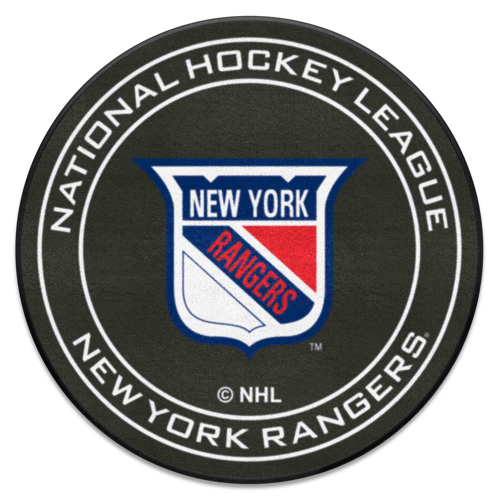 NHLV - New York Rangers Puck Mat