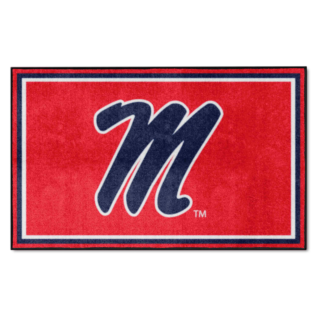 University of Mississippi - Ol 4x6 Rug