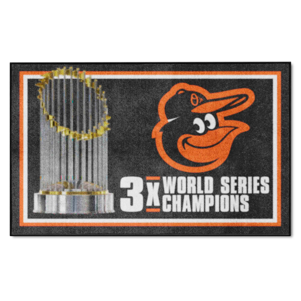 MLB - Baltimore Orioles 4x6 Rug