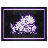 Texas Christian University  8x10 Rug