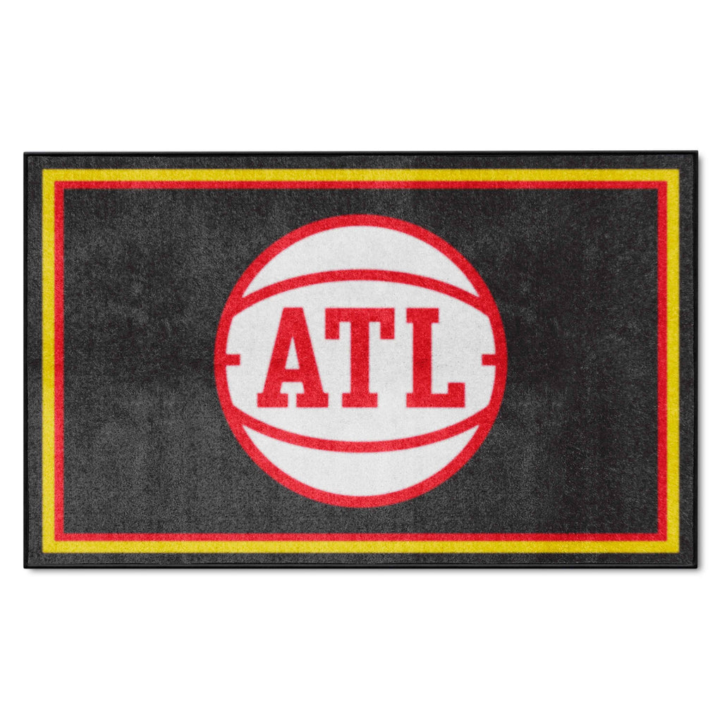 NBA - Atlanta Hawks 4x6 Rug