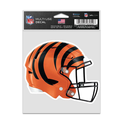 Cincinnati Bengals Decal 3.75x5 Helmet Fan