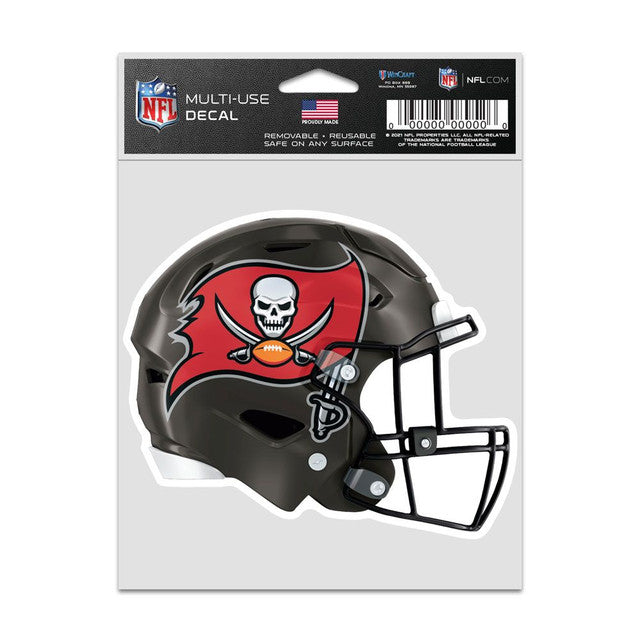 Tampa Bay Buccaneers Decal 3.75x5 Helmet Fan