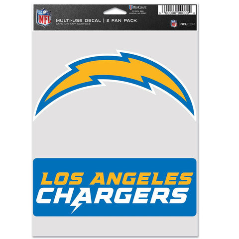 Los Angeles Chargers Decal Multi Use Fan 2 Pack