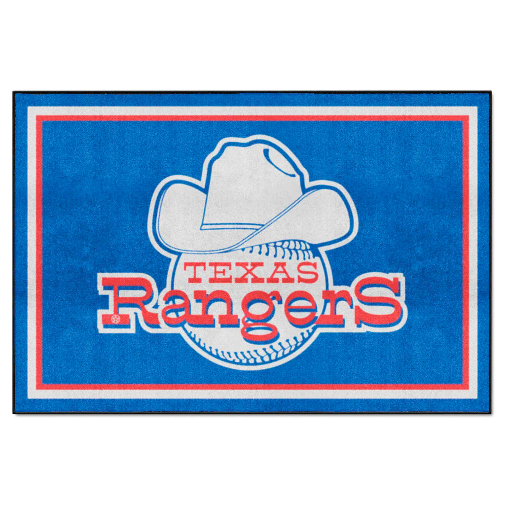 MLBCC ? Texas Rangers 5x8 Rug