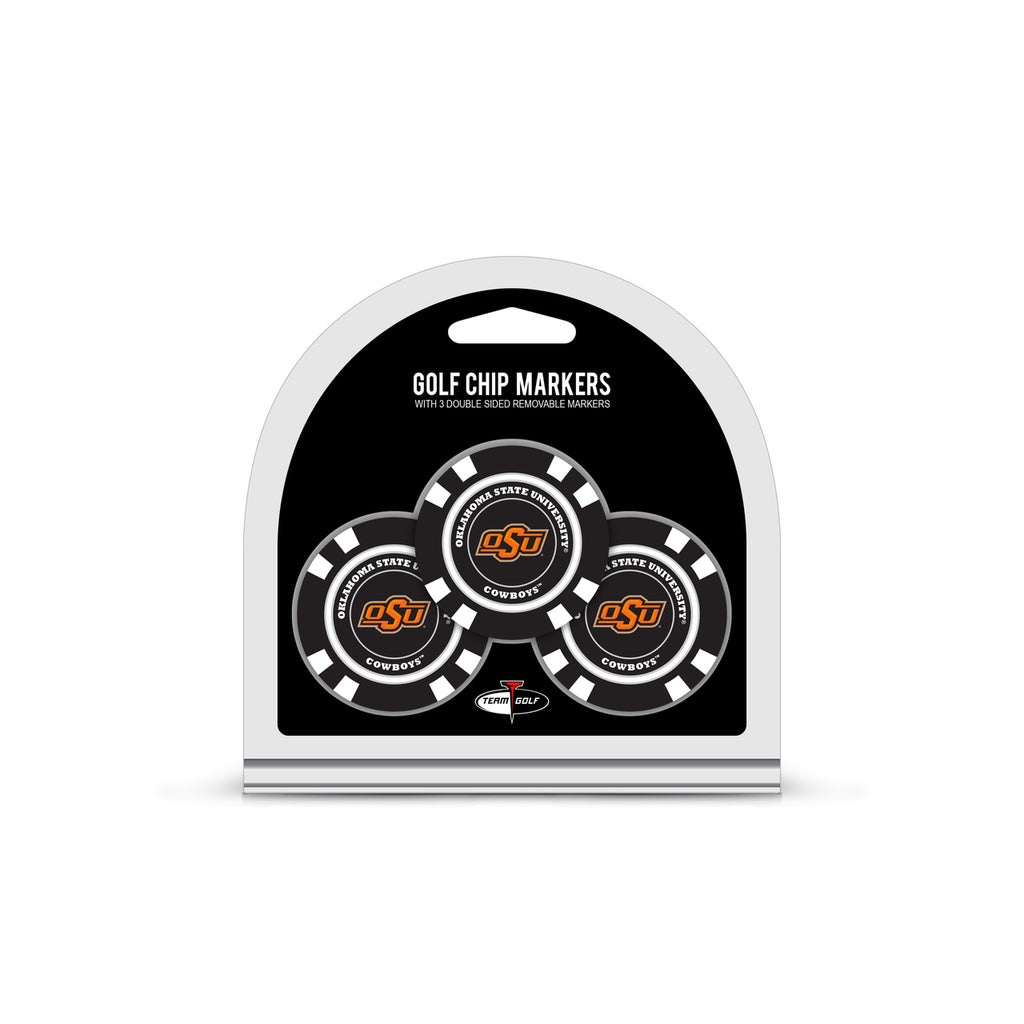 Oklahoma State Cowboys Golf Chip with Marker 3 Pack - Special Order