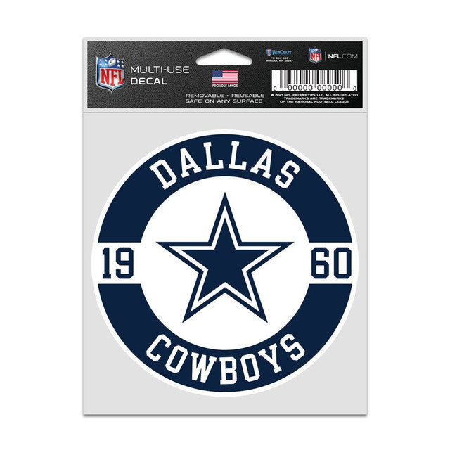 Dallas Cowboys Decal 3.75x5 Patch Fan