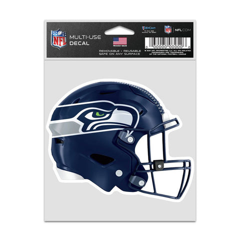 Seattle Seahawks Decal 3.75x5 Helmet Fan
