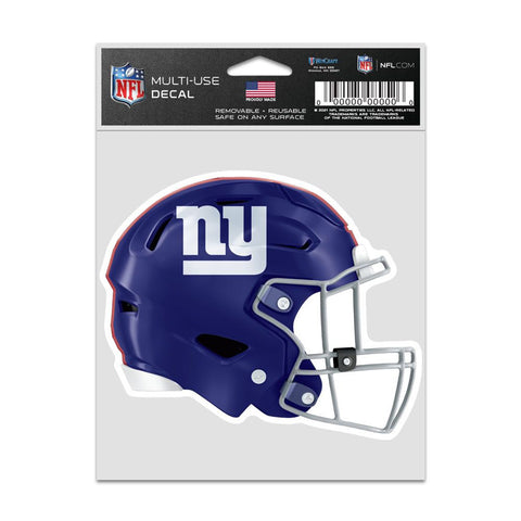 New York Giants Decal 3.75x5 Helmet Fan