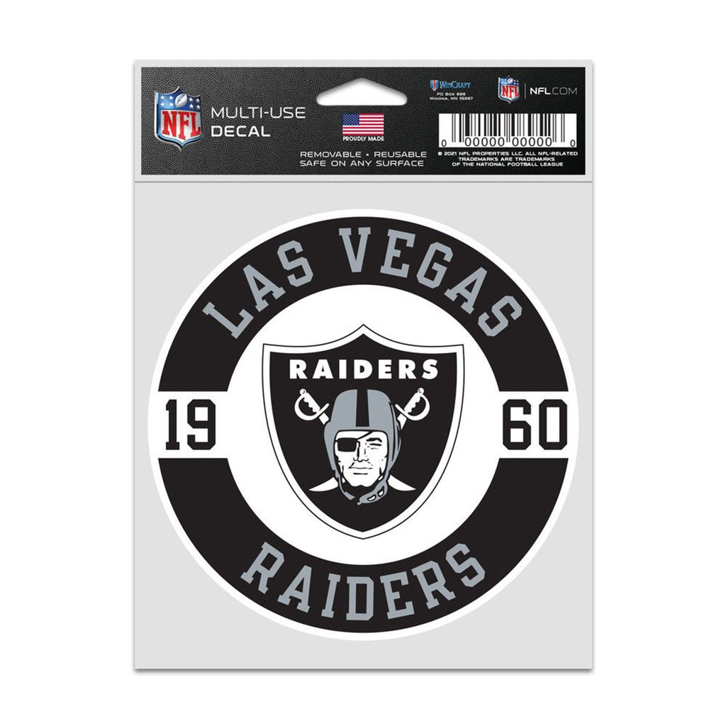 Las Vegas Raiders Decal 3.75x5 Patch Fan