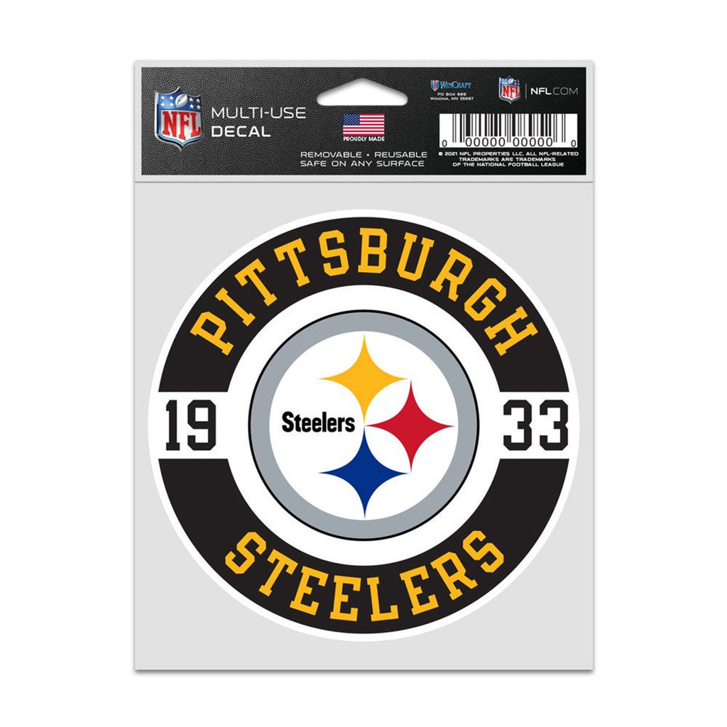 Pittsburgh Steelers Decal 3.75x5 Patch Fan