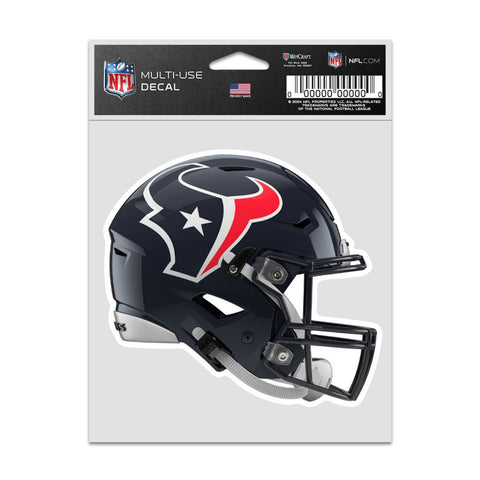 Houston Texans Decal 3.75x5 Helmet Fan