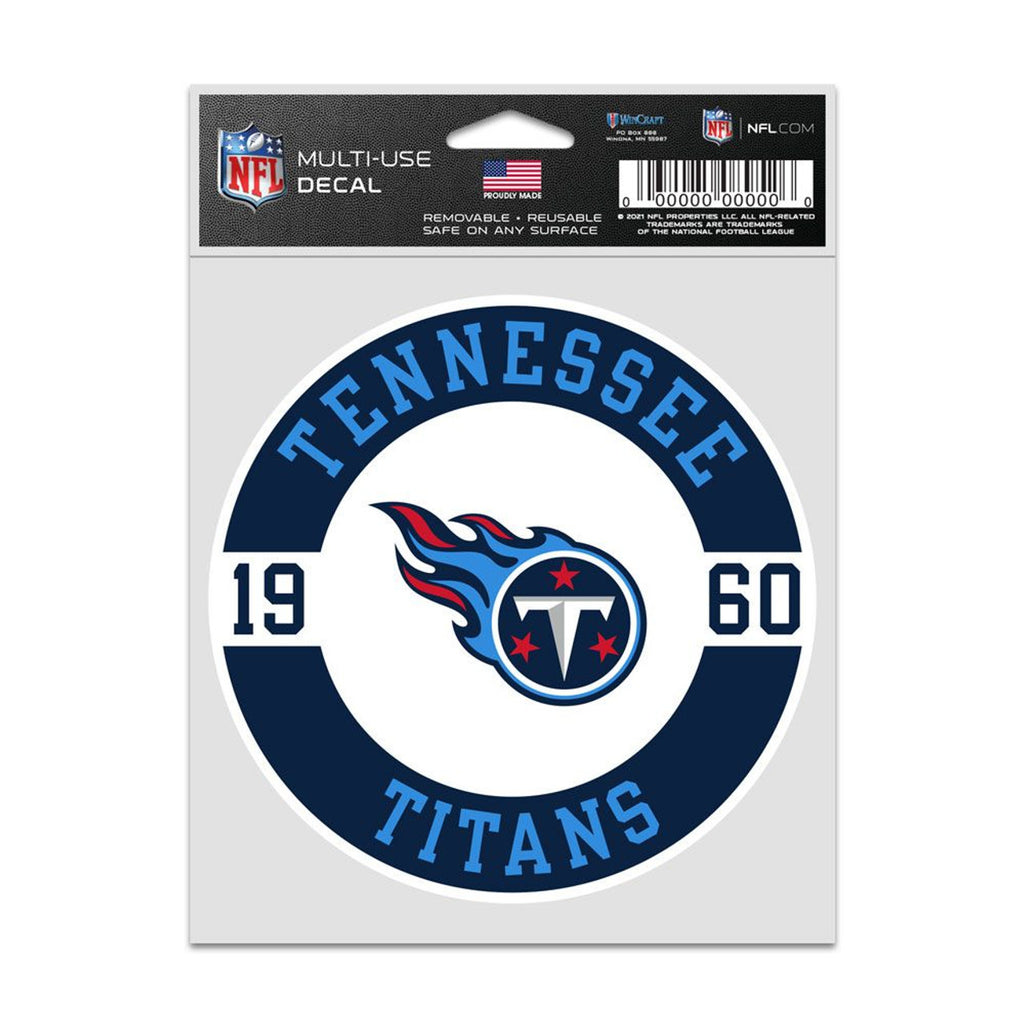 Tennessee Titans Decal 3.75x5 Patch Fan