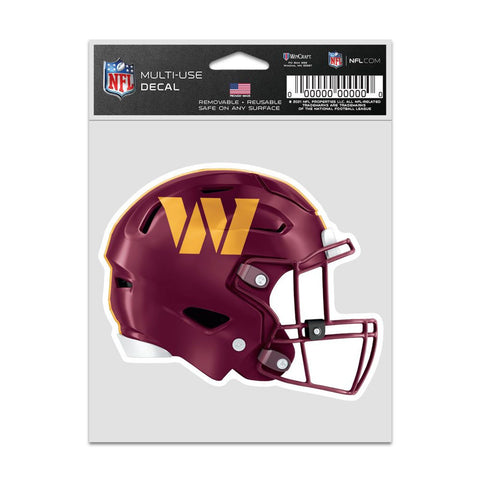 Washington Commanders Decal 3.75x5 Helmet Fan