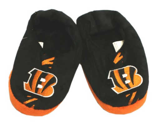 Cincinnati Bengals Slipper - Youth 4-7 Size 13-1 Stripe - (1 Pair) - XL