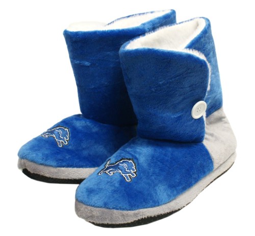 Detroit Lions Slipper - Women Boot - (1 Pair) - L
