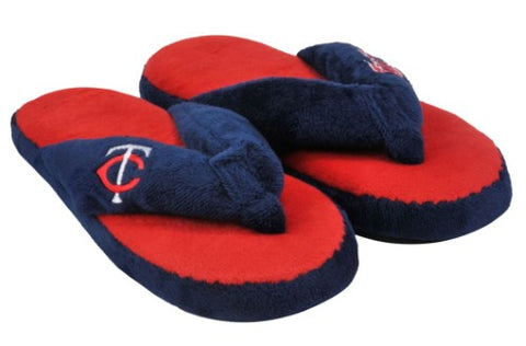 Minnesota Twins Slipper - Women Thong Flip Flop - (1 Pair) - L