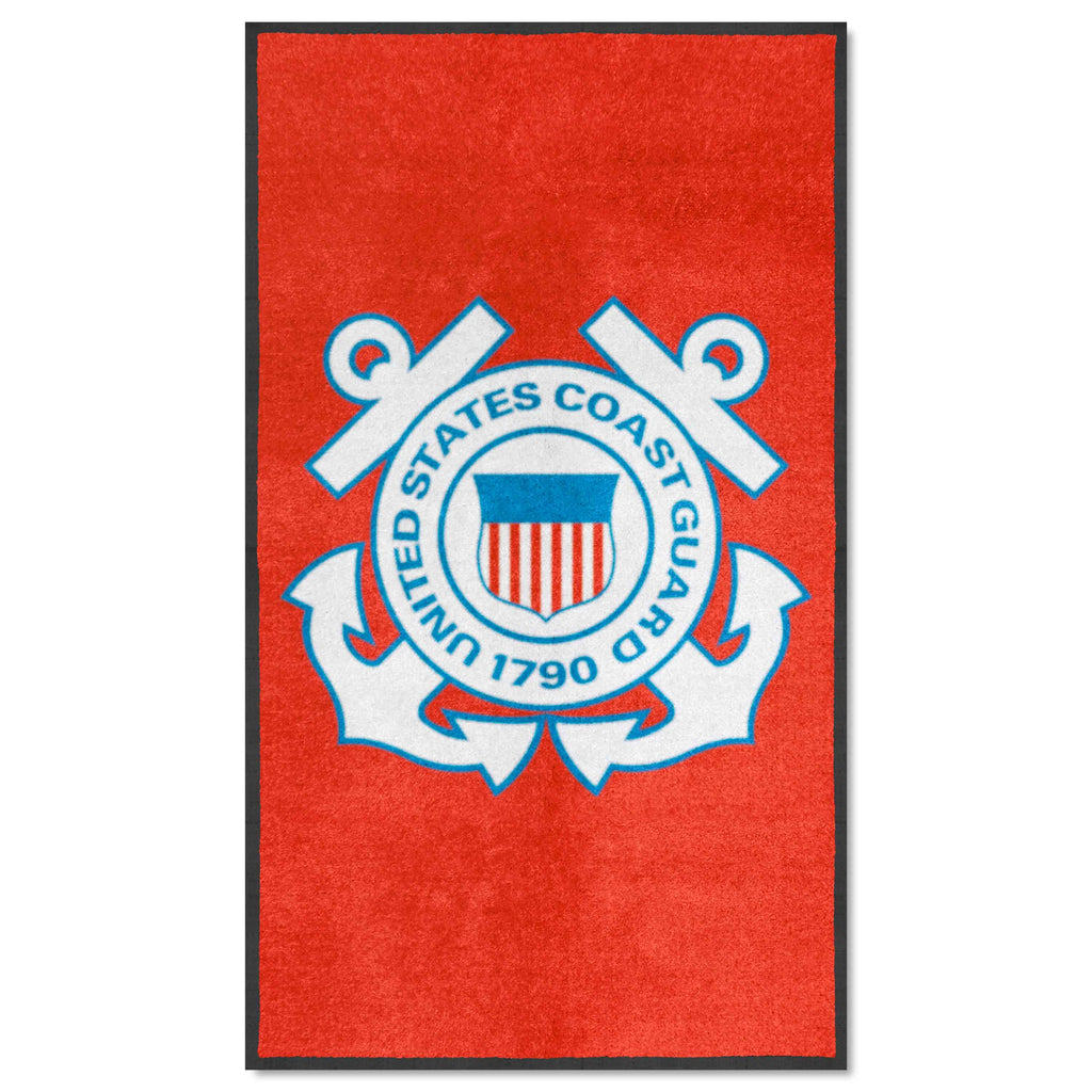 US Coast Guard 3X5 Logo Mat - Portrait
