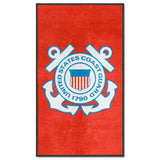US Coast Guard 3X5 Logo Mat - Portrait