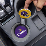 Minnesota Vikings Car Coaster Set 2 Pack