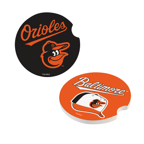 Baltimore Orioles Car Coaster Set 2 Pack