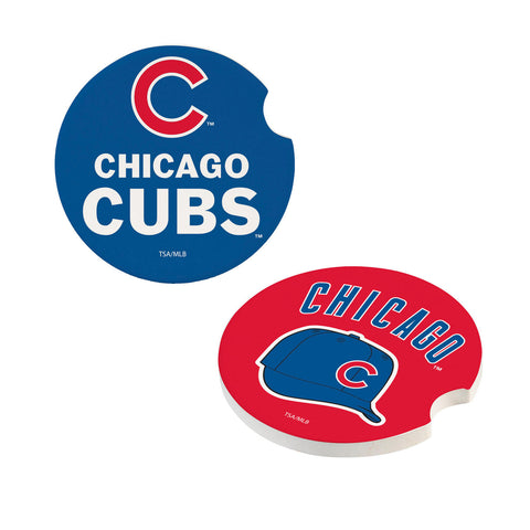 Chicago Cubs Car Coaster Set 2 Pack