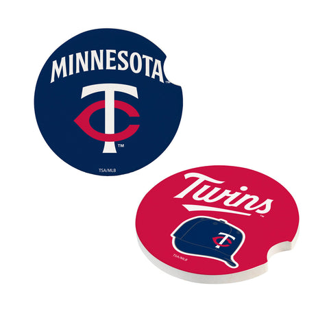 Minnesota Twins Car Coaster Set 2 Pack