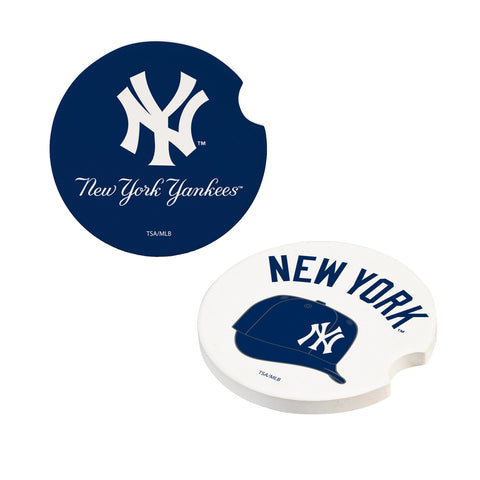 New York Yankees Car Coaster Set 2 Pack