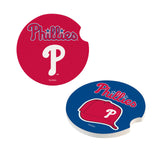Philadelphia Phillies Car Coaster Set 2 Pack