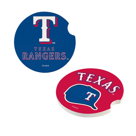 Texas Rangers Car Coaster Set 2 Pack