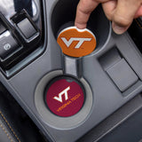 Virginia Tech Hokies Car Coaster Set 2 Pack