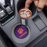Clemson Tigers Car Coaster Set 2 Pack
