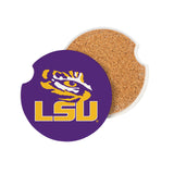 LSU Tigers Car Coaster Set 2 Pack